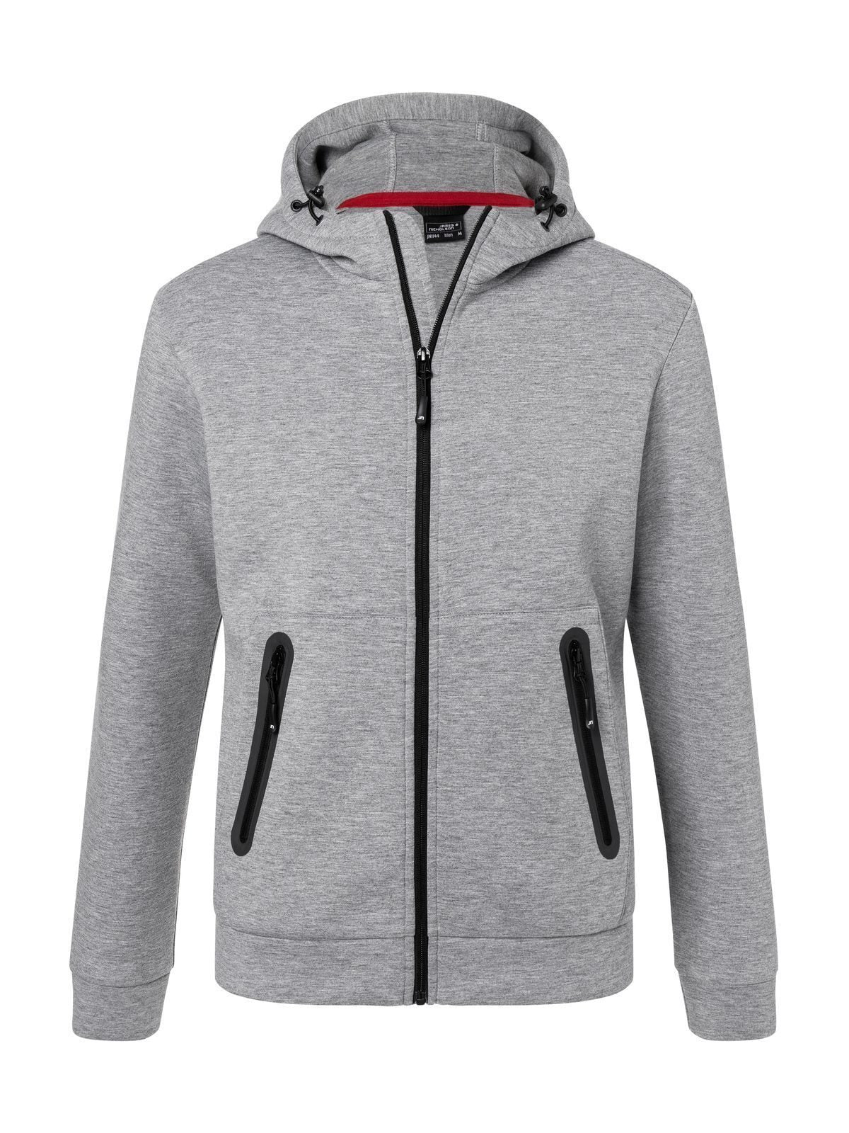 Hooded Jacket Herren – Daiber – Farbe light-melange – individuell veredelbar