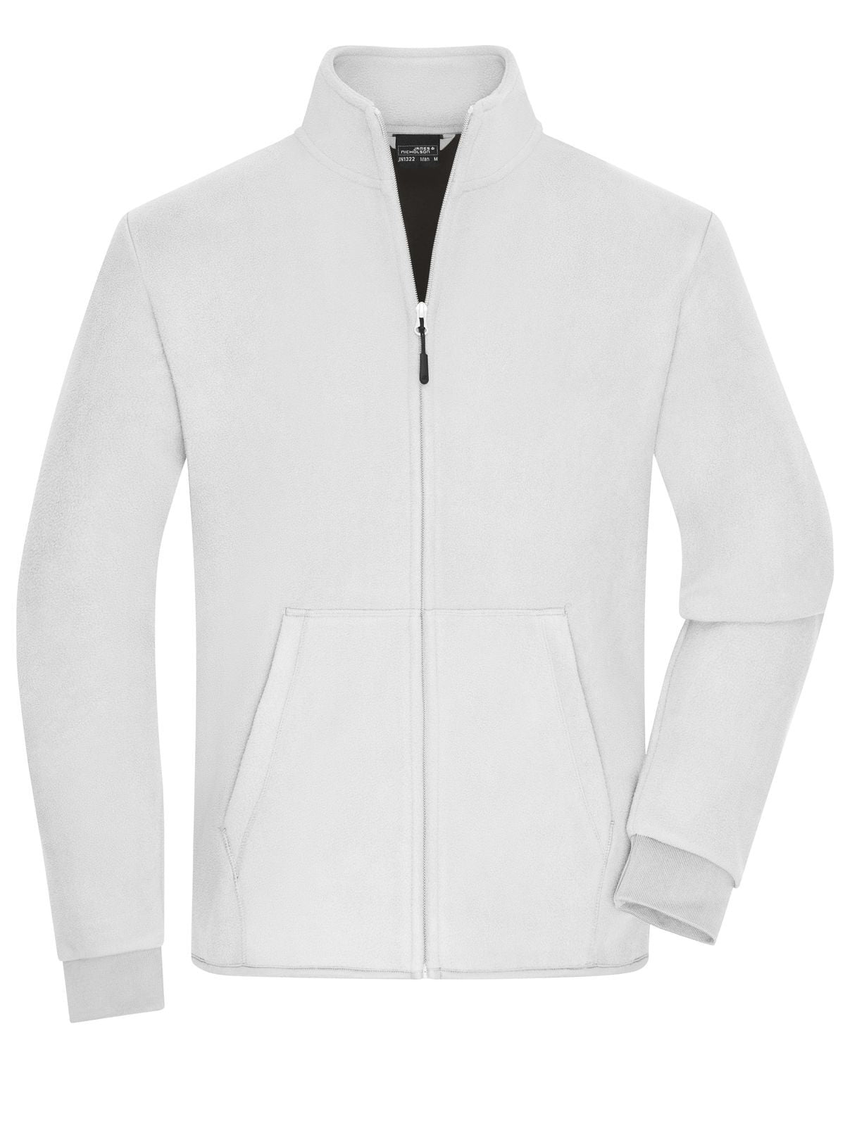 Bonded Fleece Jacket Herren – Daiber – Farbe white/dark-grey – individuell veredelbar