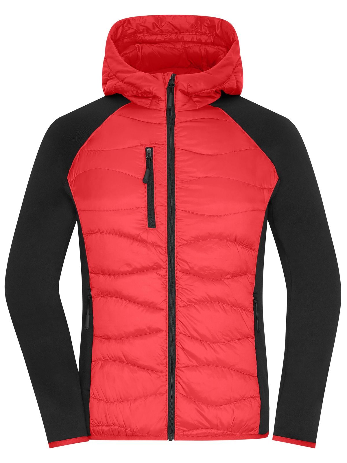 Ladies' Hybrid Jacket Damen – Daiber – Farbe red/black – individuell veredelbar