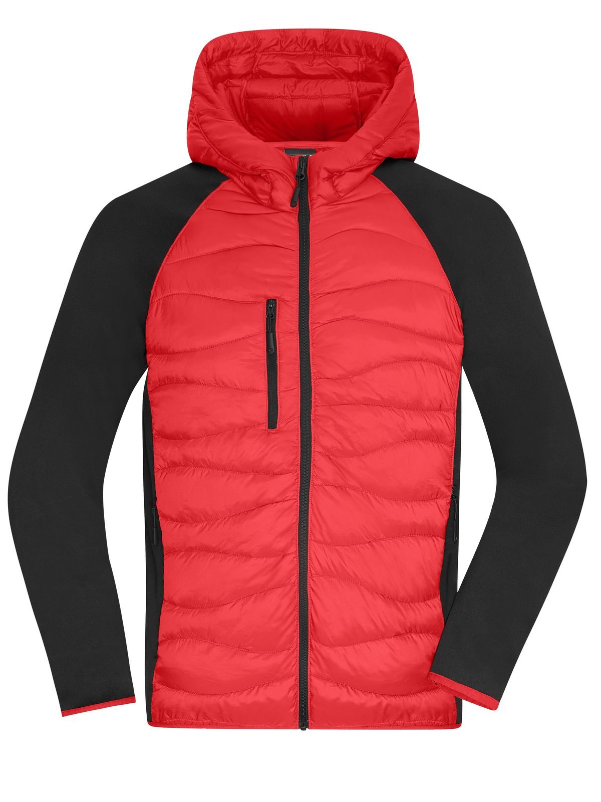 Hybrid Jacket Herren – Daiber – Farbe red/black – individuell veredelbar