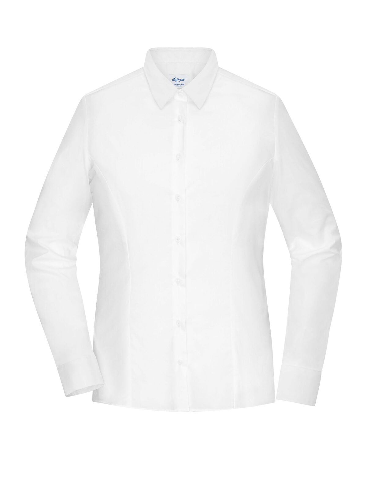 Ladies' Shirt - SLIM FIT Damen Hemd / Bluse – Daiber – Farbe Weiß – individuell veredelbar