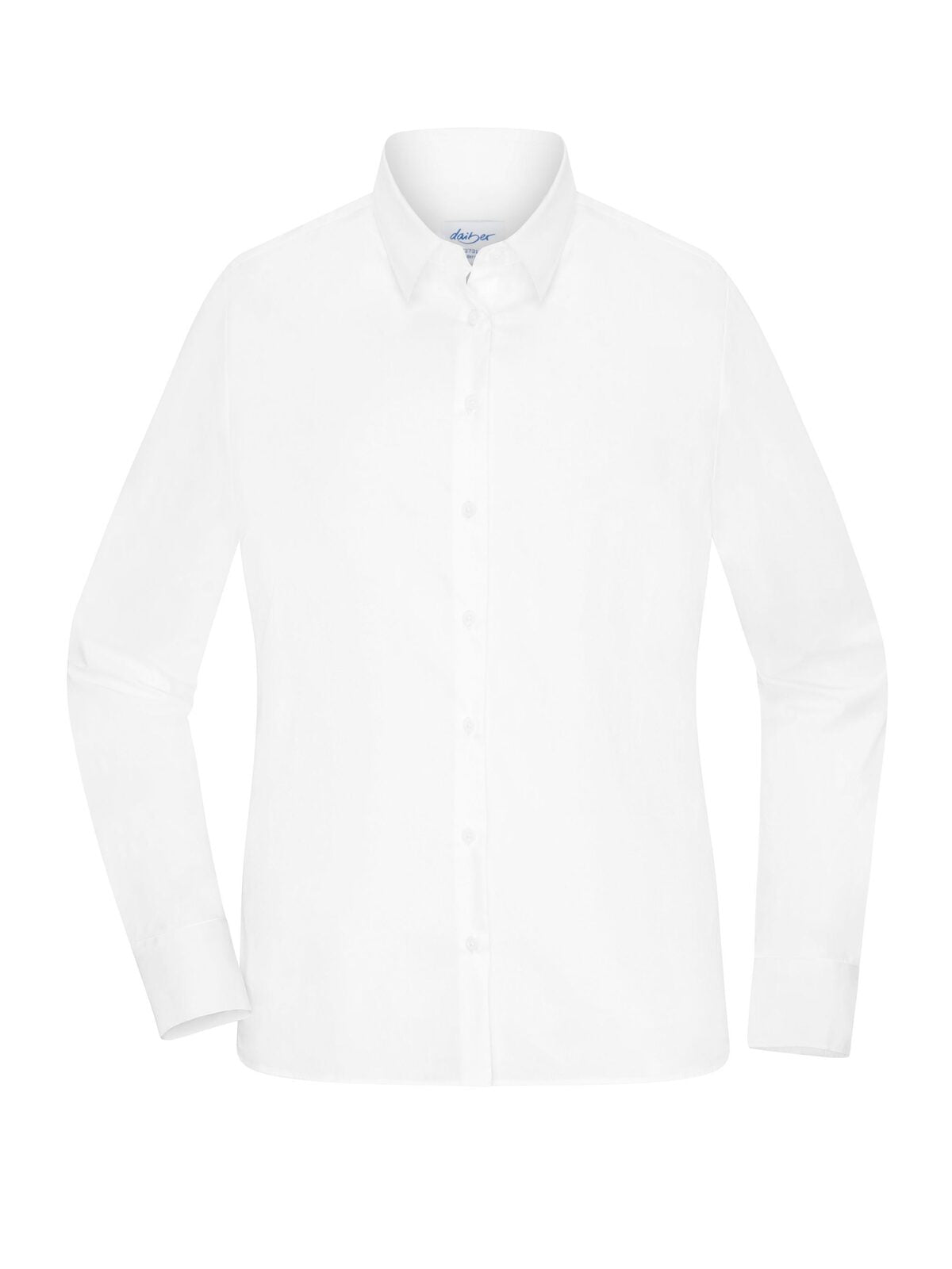 Ladies' Shirt - MODERN FIT Damen Hemd / Bluse – Daiber – Farbe Weiß – individuell veredelbar