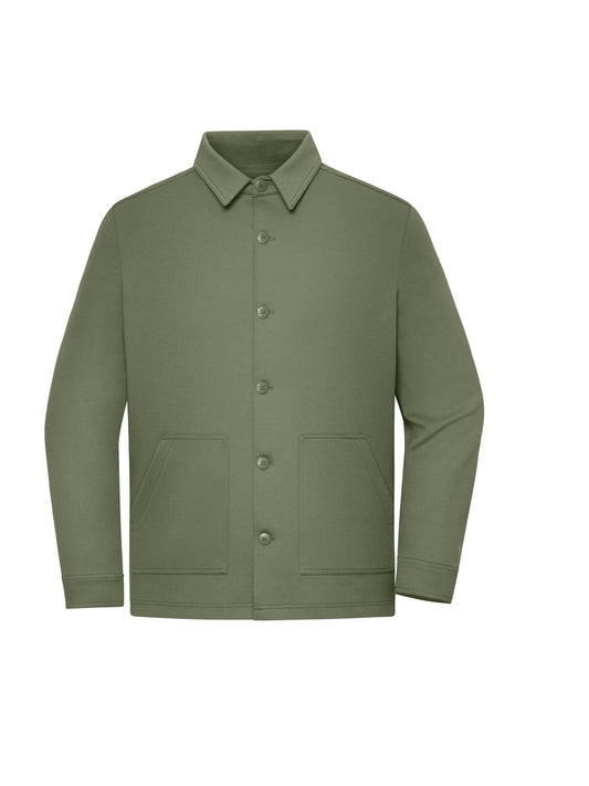 Shirt Jacket OCS Blended & GRS Unisex – Daiber – Farbe Olive – individuell veredelbar