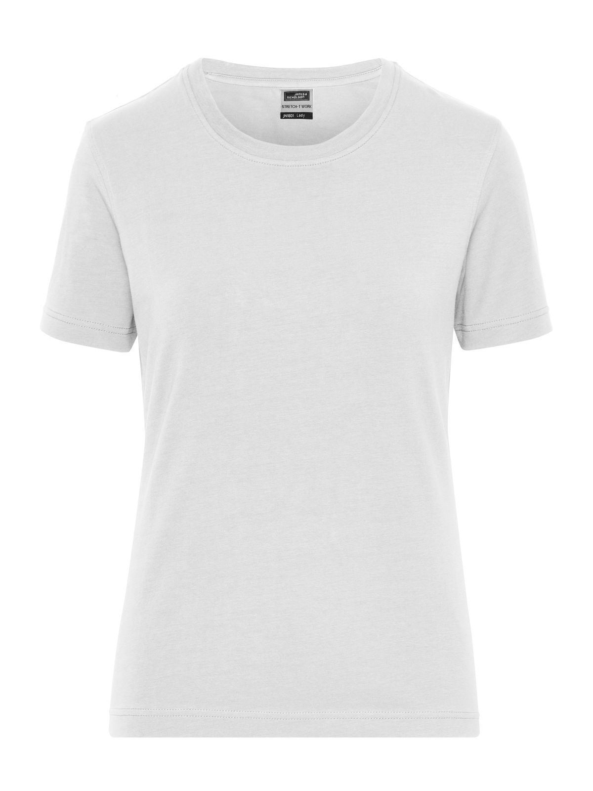 Ladies' Bio Stretch-T Work - Solid Damen T-Shirt – Daiber – Farbe Weiß – individuell veredelbar