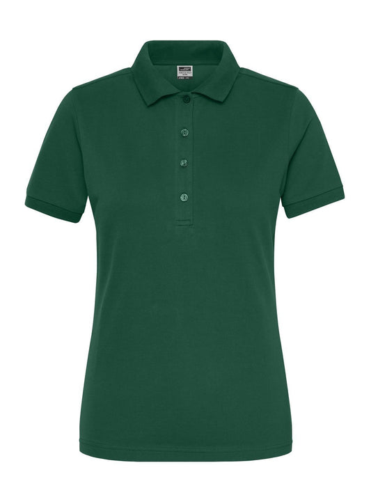 Ladies' Bio Stretch-Polo Work - Solid Damen Poloshirt – Daiber – Farbe dark-green – individuell veredelbar