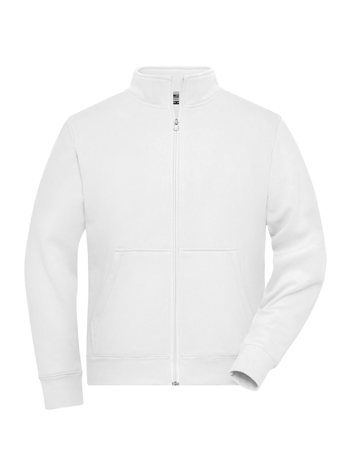 Doubleface Work Jacket - Solid Herren Sweatshirt / Hoodie – Daiber – Farbe Weiß – individuell veredelbar