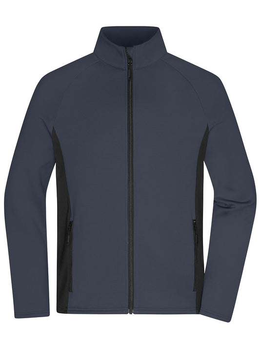 Stretchfleece Jacket Herren – Daiber – Farbe carbon/black – individuell veredelbar
