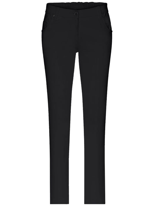 Ladies' 5-Pocket-Stretch-Pants Damen Hose / Rock – Daiber – Farbe Schwarz – individuell veredelbar
