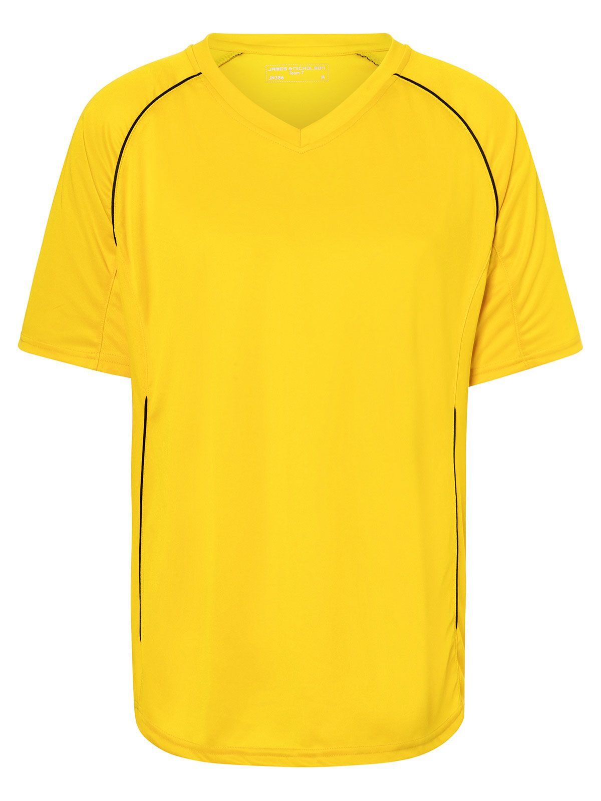 Team T-Shirt – Daiber – Farbe yellow/black – individuell veredelbar