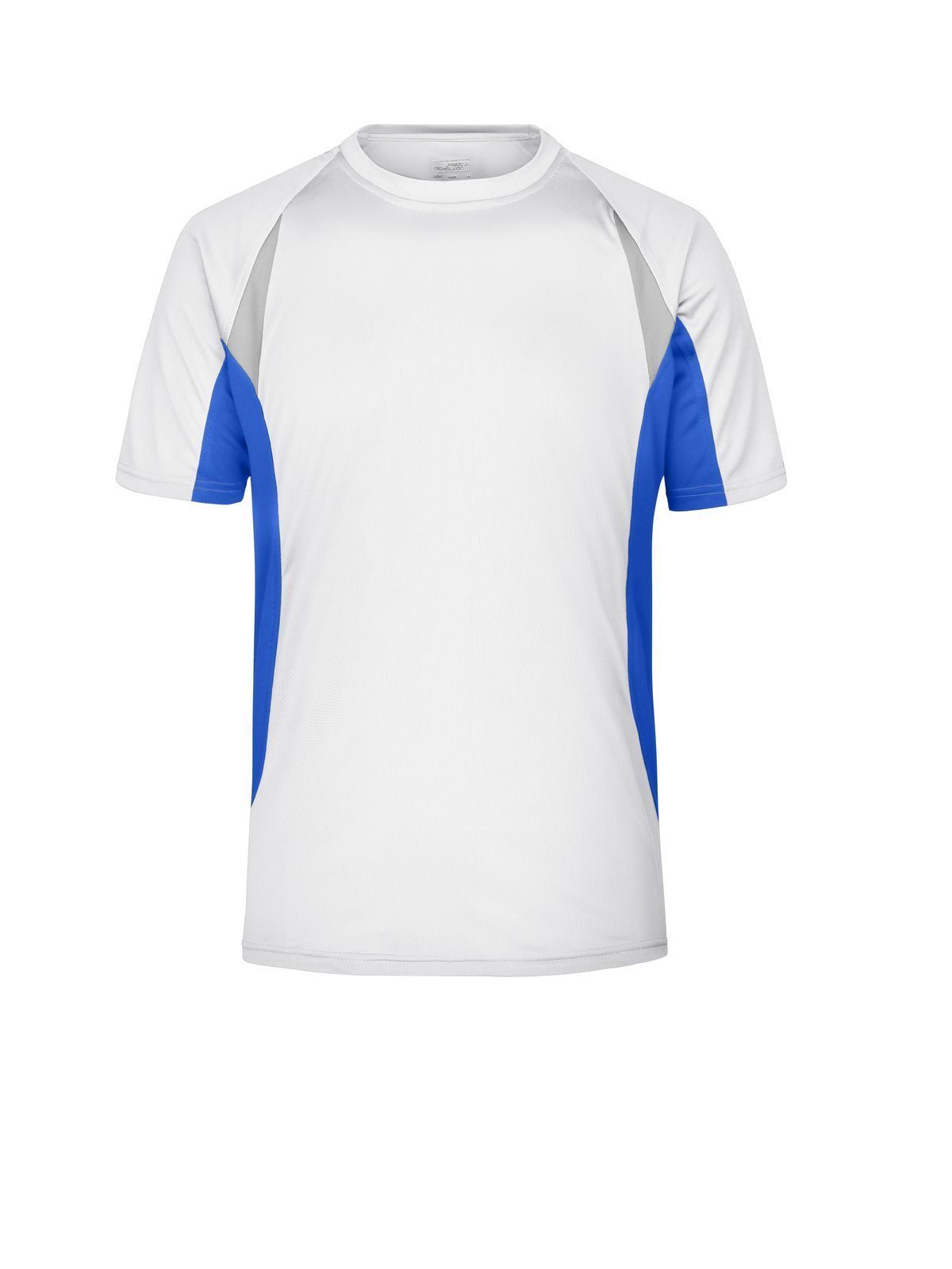 Running-T Herren T-Shirt – Daiber – Farbe white/royal – individuell veredelbar