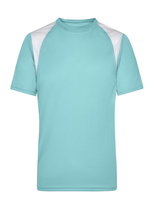 Running-T Herren T-Shirt – Daiber – Farbe mint/white – individuell veredelbar