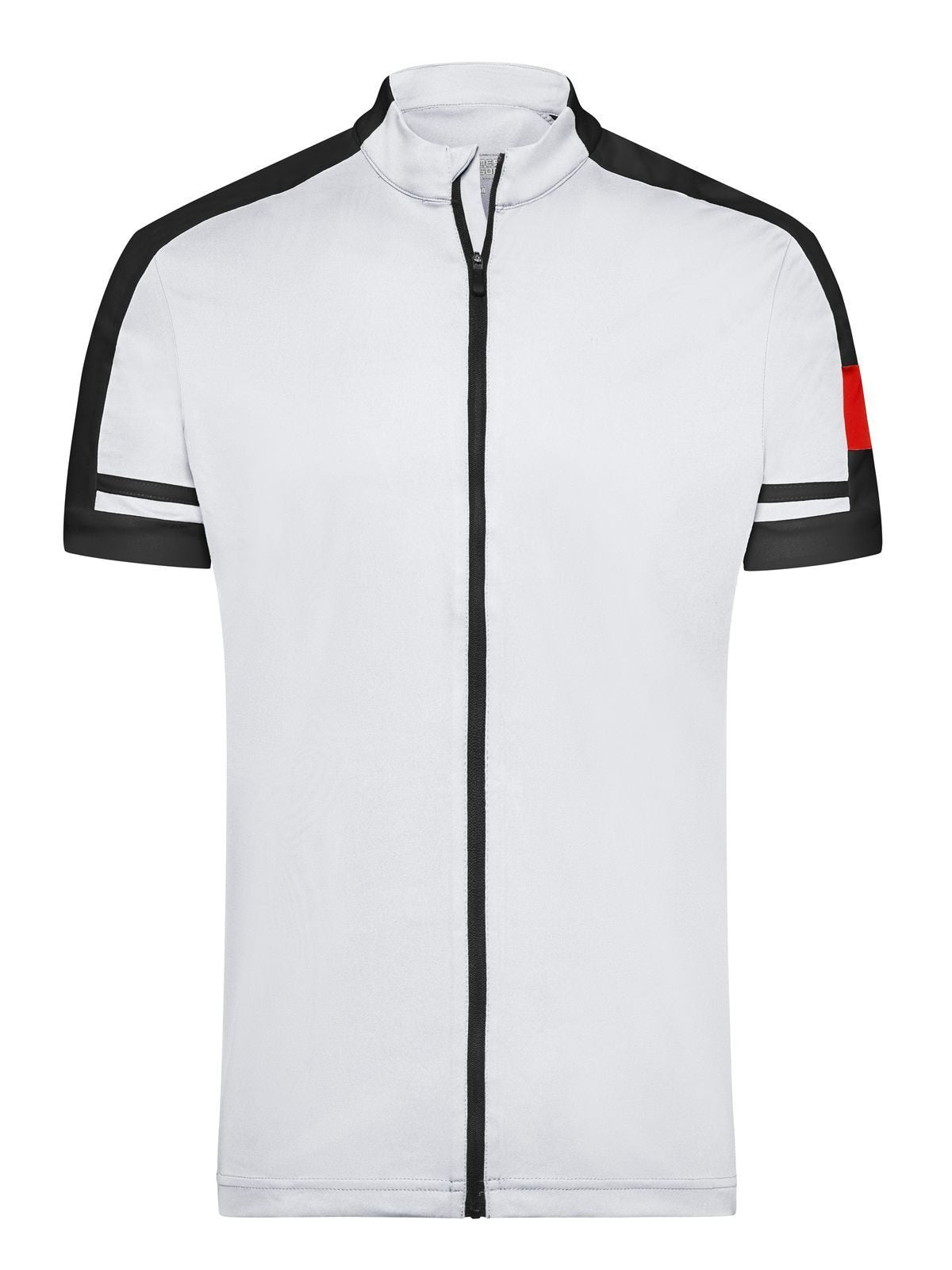 Bike-T Full Zip Herren T-Shirt – Daiber – Farbe Weiß – individuell veredelbar