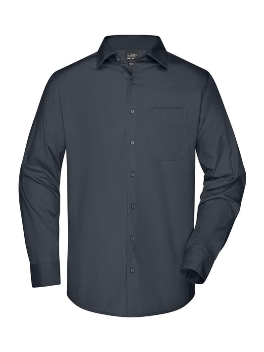 Business Shirt Longsleeve Herren Hemd / Bluse – Daiber – Farbe carbon – individuell veredelbar