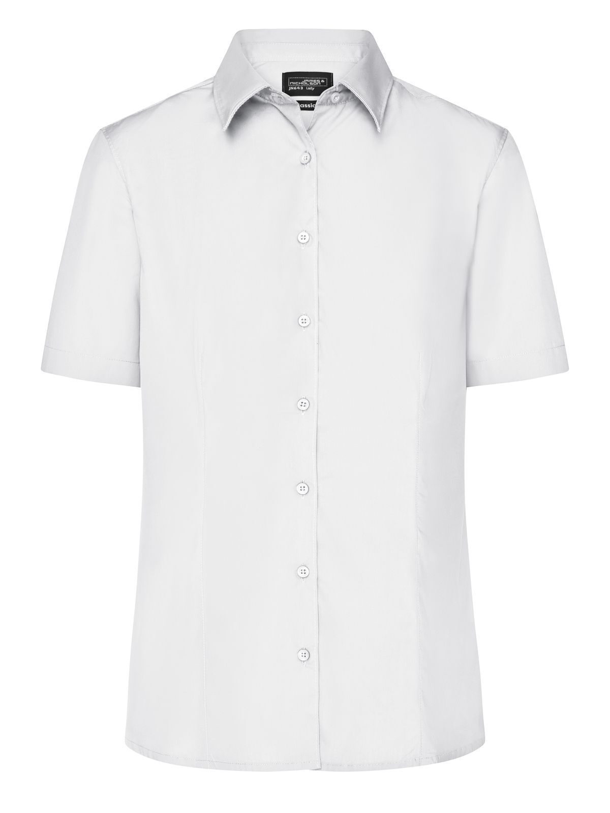 Ladies' Business Shirt Shortsleeve Damen Hemd / Bluse – Daiber – Farbe Weiß – individuell veredelbar