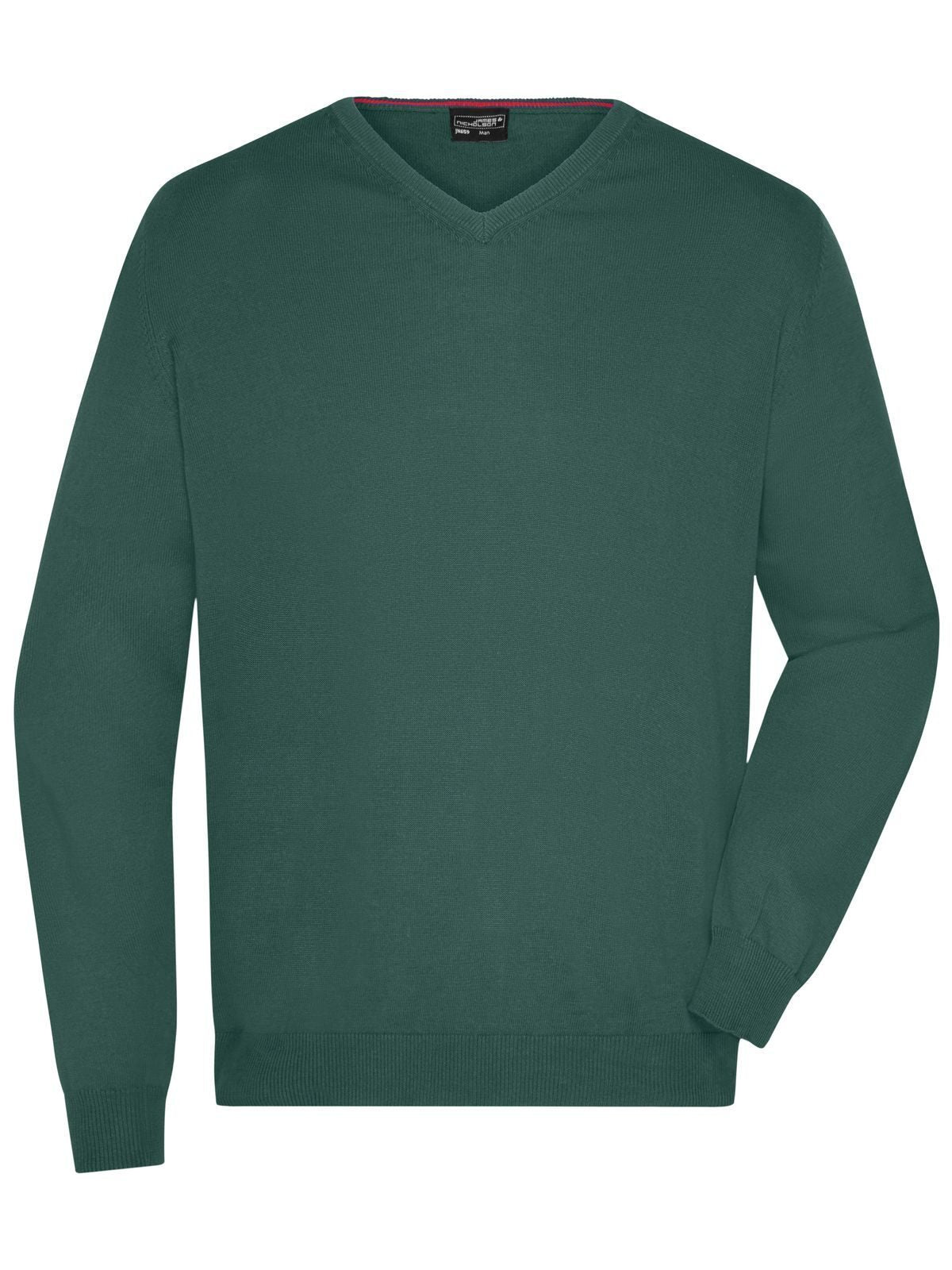 V-Neck Pullover Herren Strick / Weste – Daiber – Farbe Waldgrün – individuell veredelbar