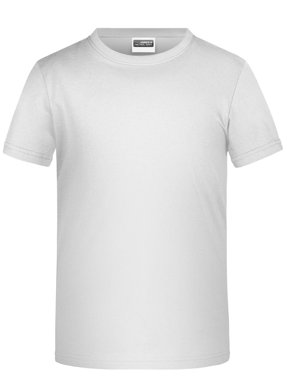 Basic-T Boy 150 Kinder T-Shirt – Daiber – Farbe Weiß – individuell veredelbar