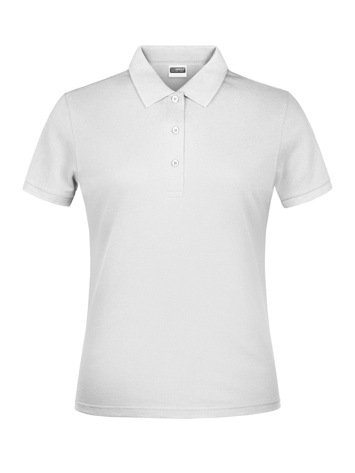Basic Polo Lady Damen Poloshirt – Daiber – Farbe Weiß – individuell veredelbar