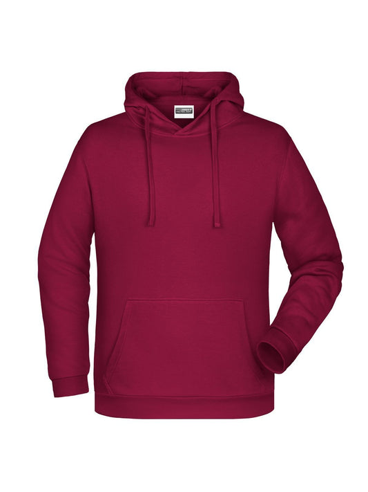 Basic Hoody Man Herren Sweatshirt / Hoodie – Daiber – Farbe Bordeaux – individuell veredelbar