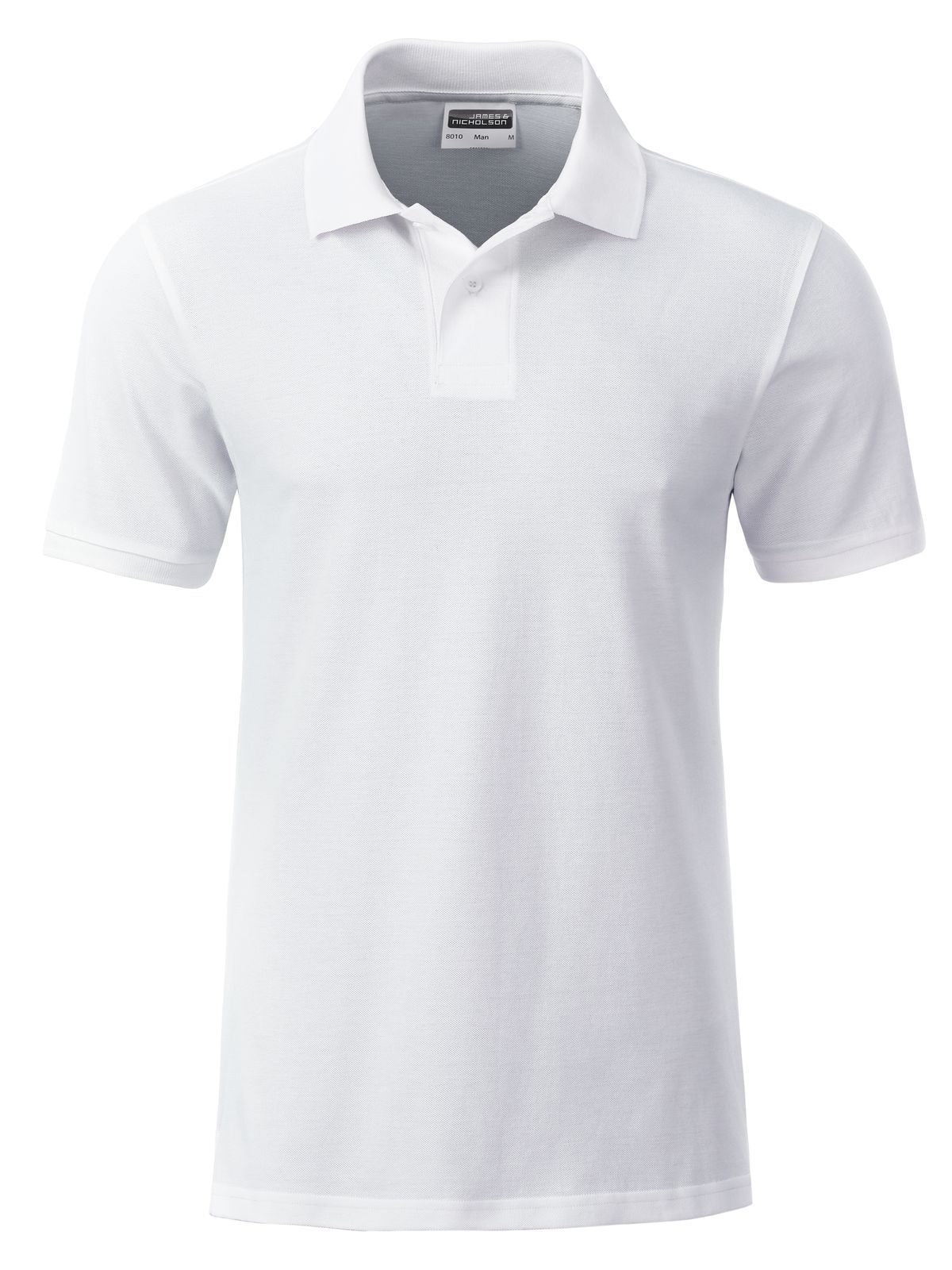 Basic Polo Herren Poloshirt – Daiber – Farbe Weiß – individuell veredelbar