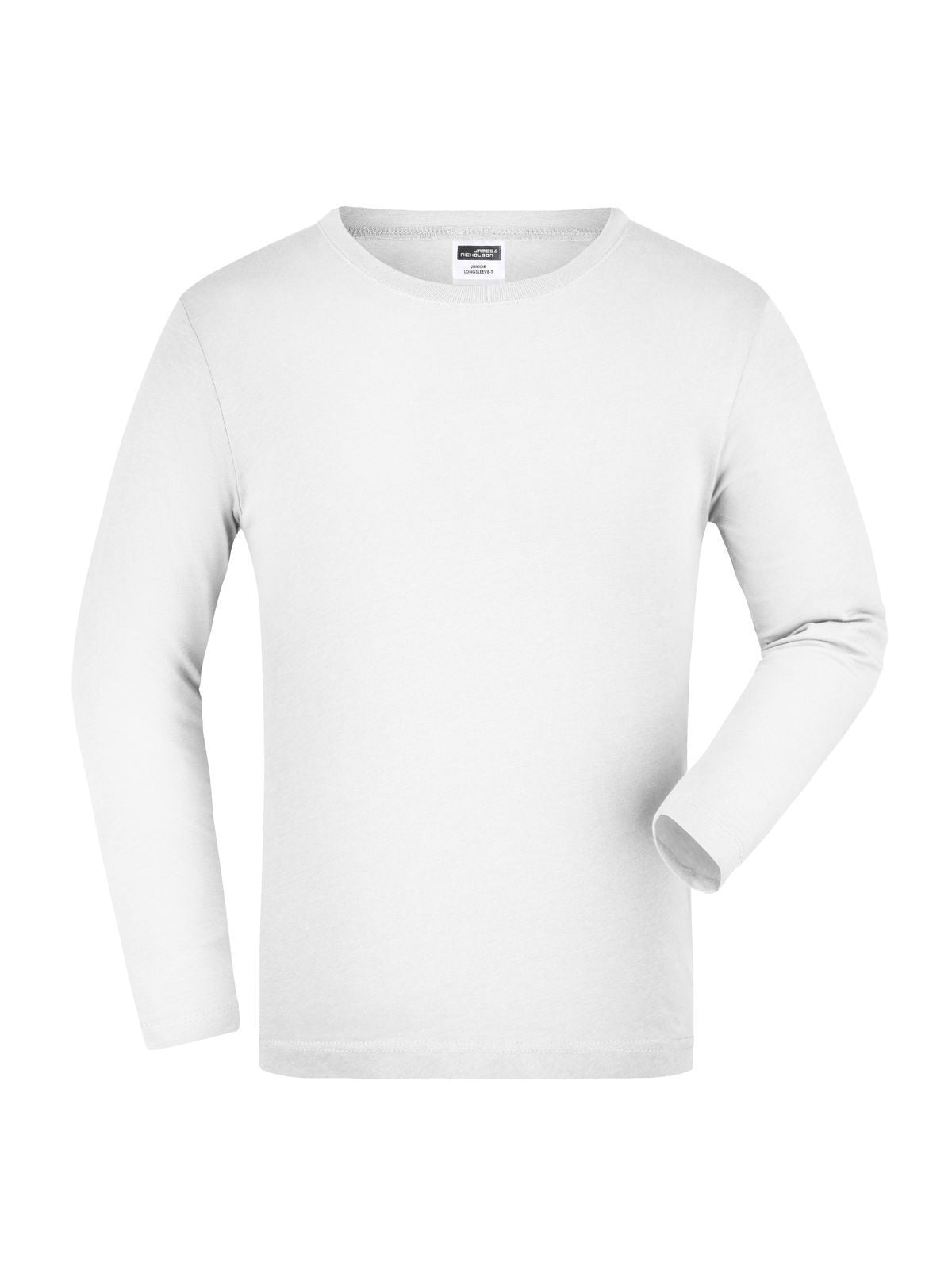 Junior Long-Sleeved Medium Kinder T-Shirt – Daiber – Farbe Weiß – individuell veredelbar
