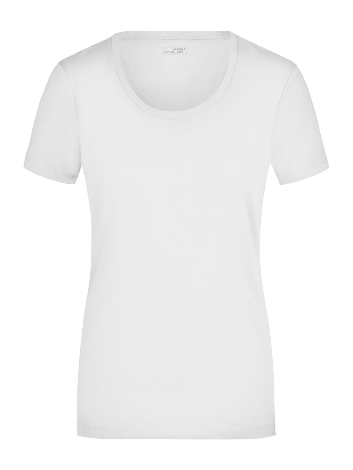 Ladies' Stretch Round-T Damen T-Shirt – Daiber – Farbe Weiß – individuell veredelbar