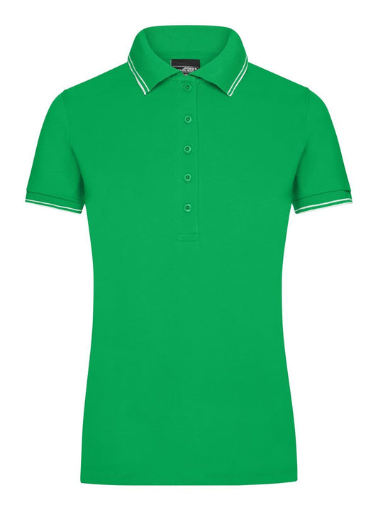 Ladies' Polo Damen Poloshirt – Daiber – Farbe fern-green/white – individuell veredelbar