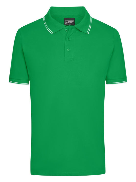 Polo Herren Poloshirt – Daiber – Farbe fern-green/white – individuell veredelbar