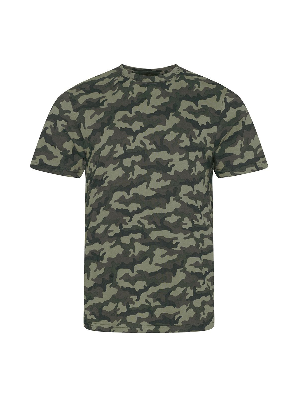 Camo T T-Shirt – Just Ts by AWDis – Farbe green camo – individuell veredelbar