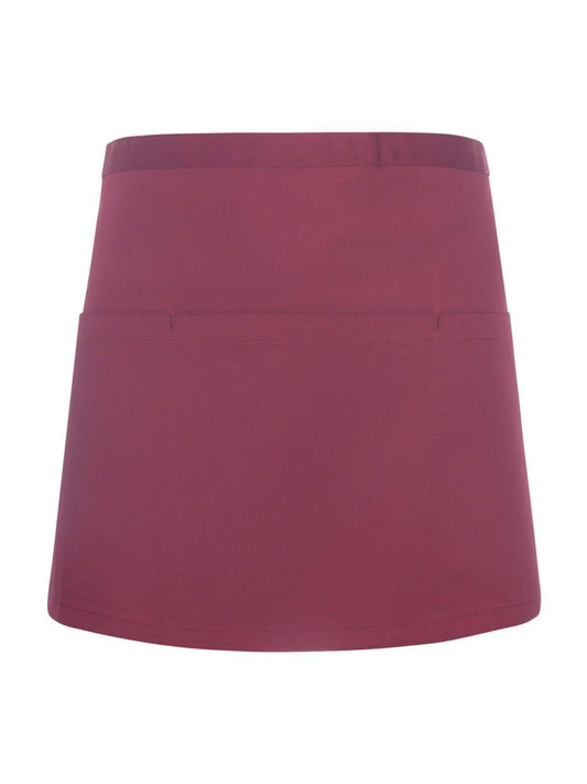 Waist Apron Basic Schürze / Kasack – Karlowsky – Farbe Bordeaux – individuell veredelbar