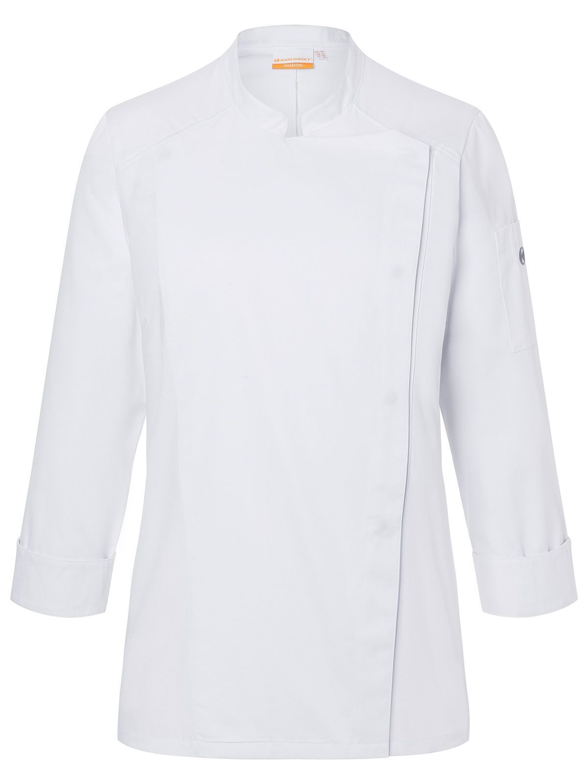 Ladies' Chef Jacket Naomi Damen Schürze / Kasack – Karlowsky – Farbe Weiß – individuell veredelbar