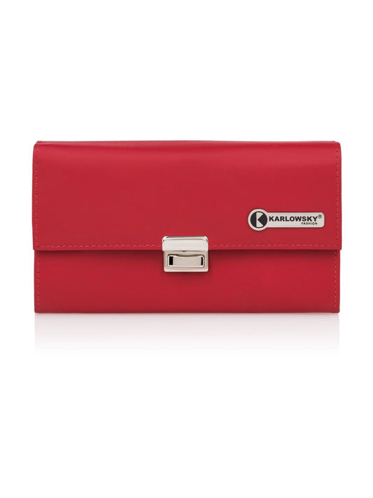 Waiter's Purse 18,2 x 10 cm Herren Tasche / Rucksack – Karlowsky – Farbe Rot – individuell veredelbar