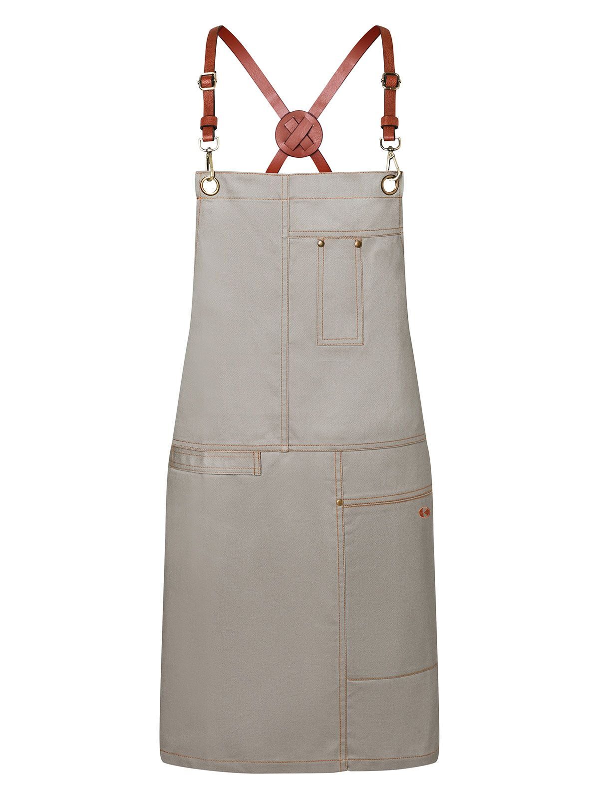 Bib Apron Urban X-Style Schürze / Kasack – Karlowsky – Farbe Stone Grey – individuell veredelbar
