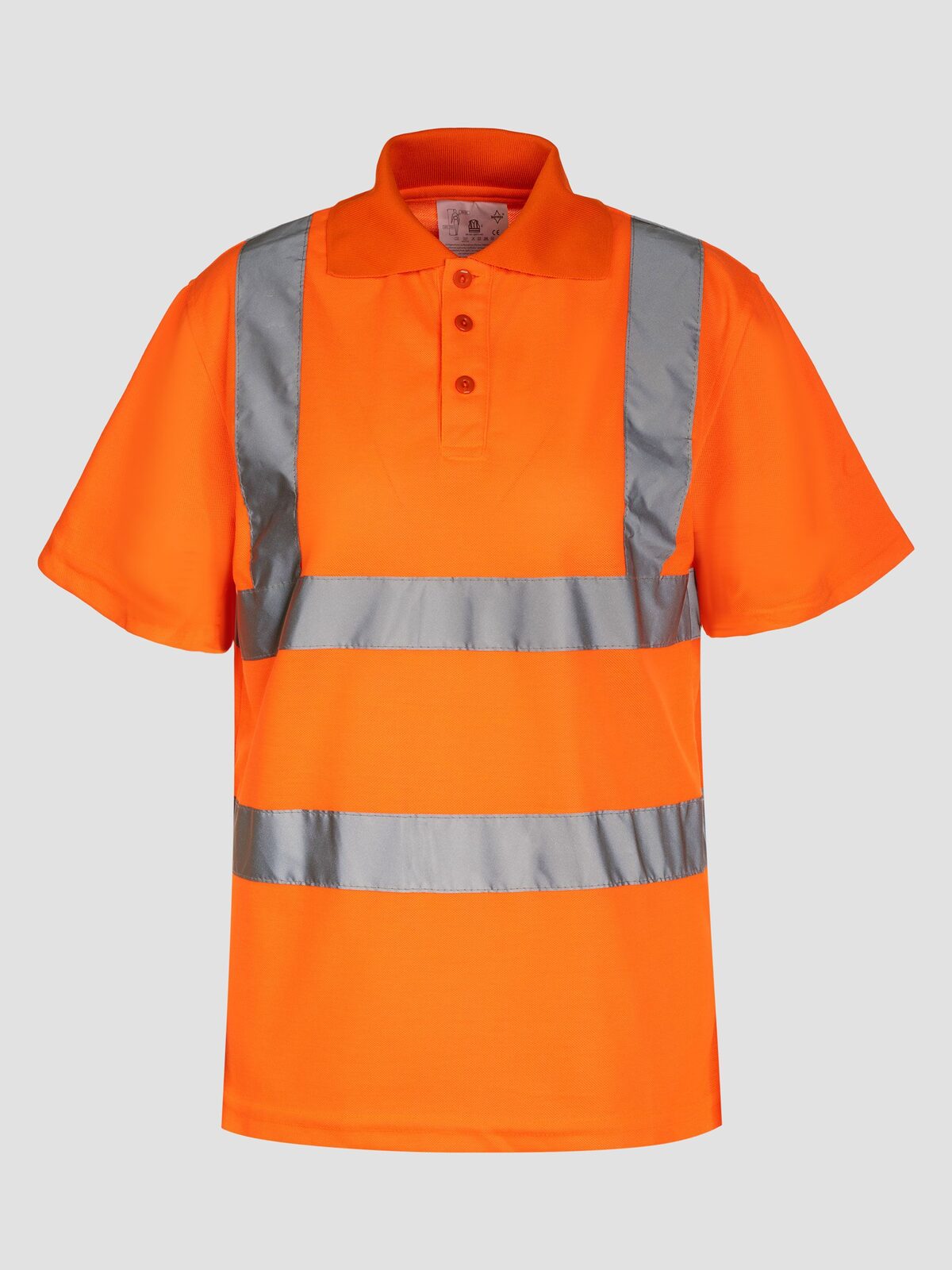 Hi-viz Herren Poloshirt – Korntex – Farbe Orange – individuell veredelbar