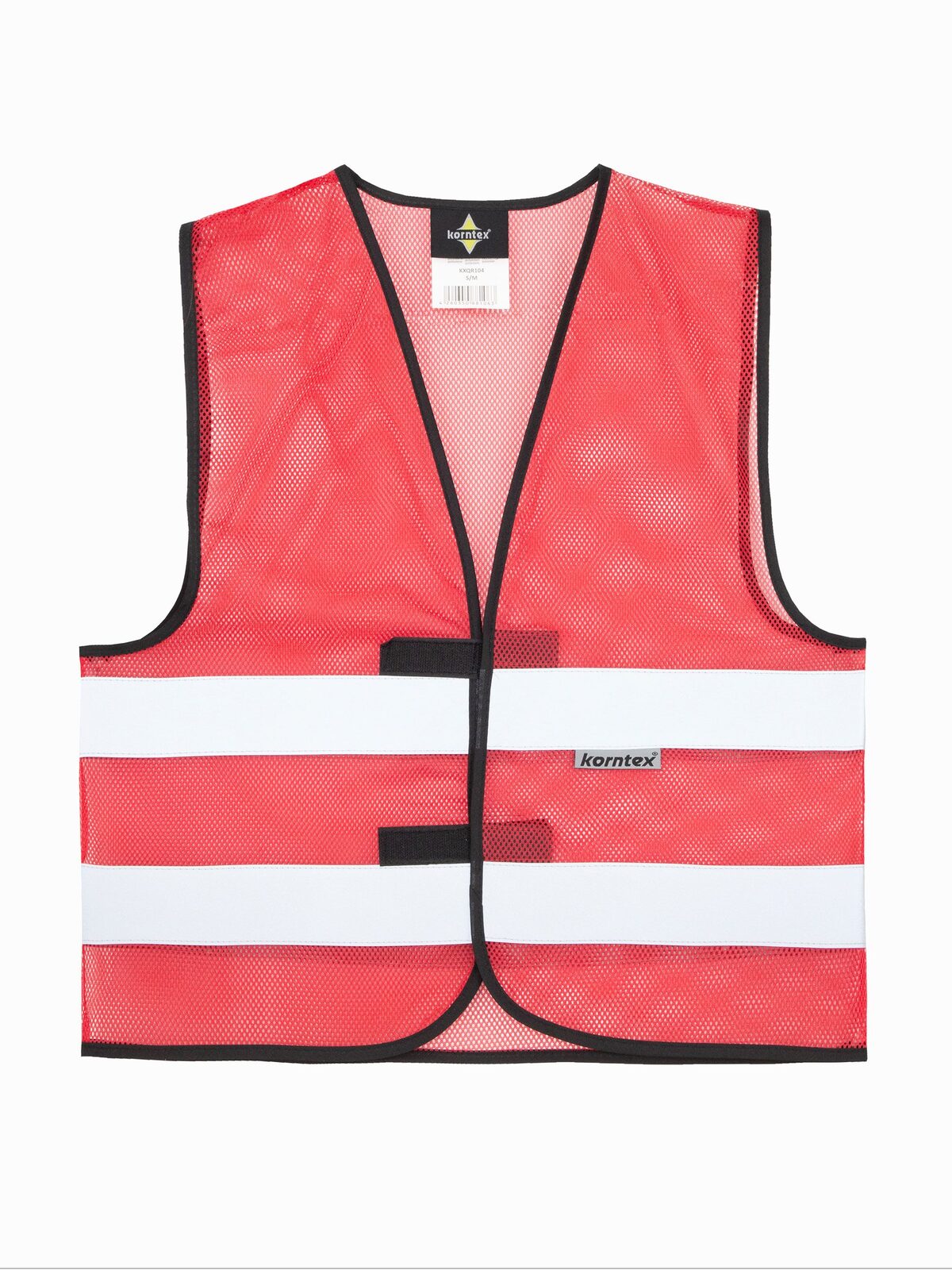 Mesh „Thessaloniki“ Herren Warnweste / Sicherheitsweste – Korntex – Farbe Rot – individuell veredelbar