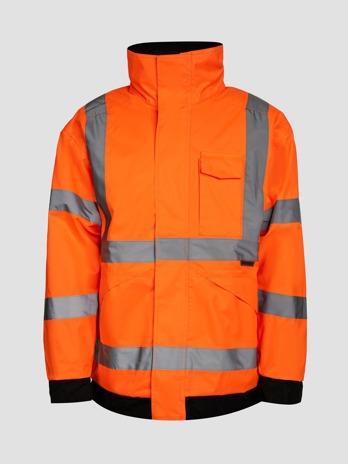 Premium Raining Jacket – Korntex – Farbe Orange – individuell veredelbar