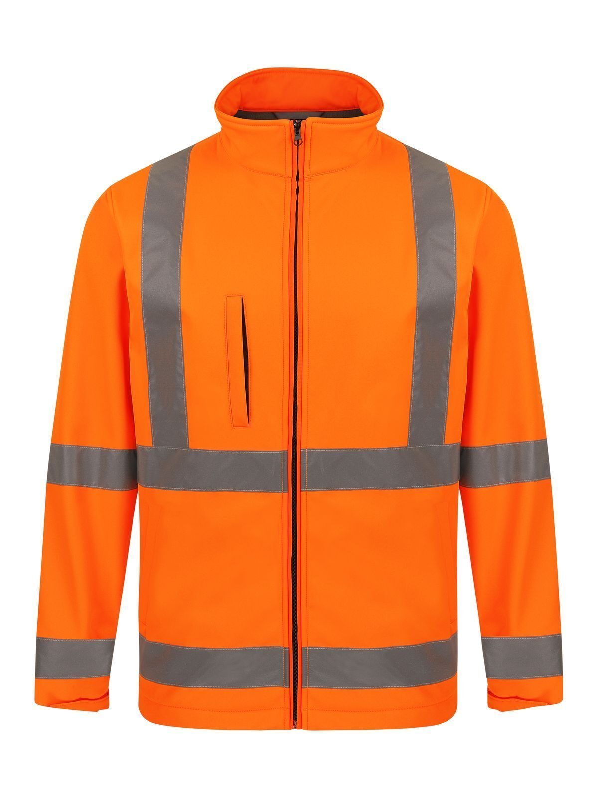 Hi-Viz Softshell Jacket Herren – Korntex – Farbe Orange – individuell veredelbar