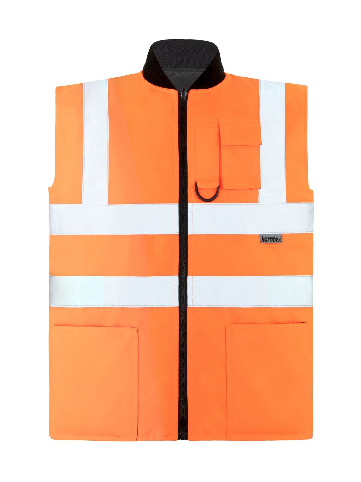 Bodywarmer Herren Jacke – Korntex – Farbe Orange – individuell veredelbar