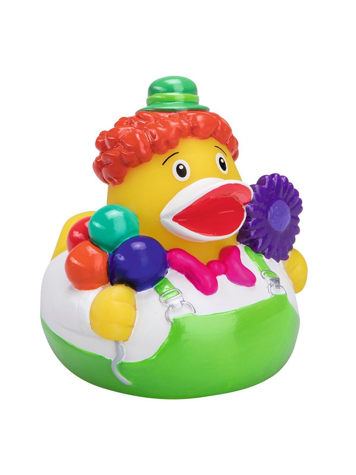 Squeaky duck, clown Kinder Spielzeug / Plüsch – MBW – Farbe multicoloured – individuell veredelbar