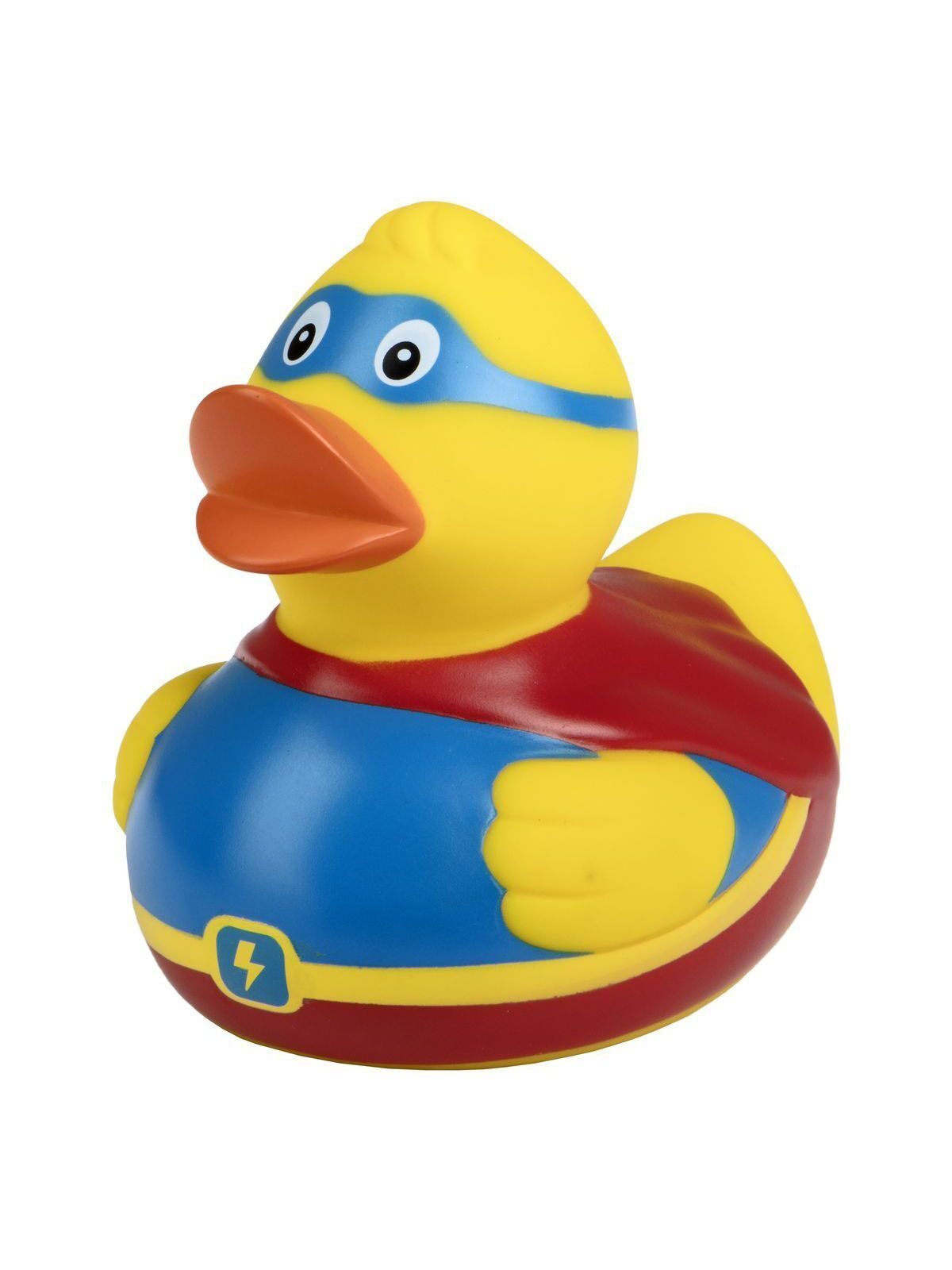 Squeaky duck Superduck Kinder Spielzeug / Plüsch – MBW – Farbe multicoloured – individuell veredelbar