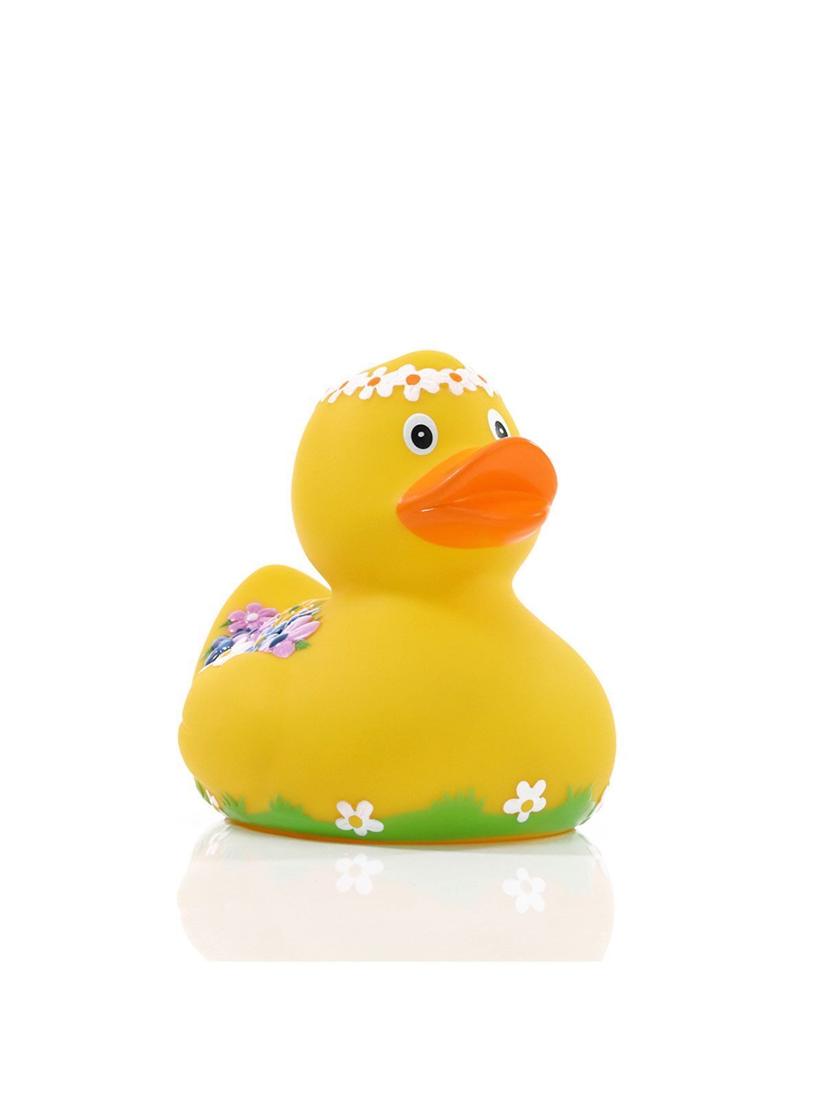 Squeaky duck, flower design Herren Spielzeug / Plüsch – MBW – Farbe multicoloured – individuell veredelbar