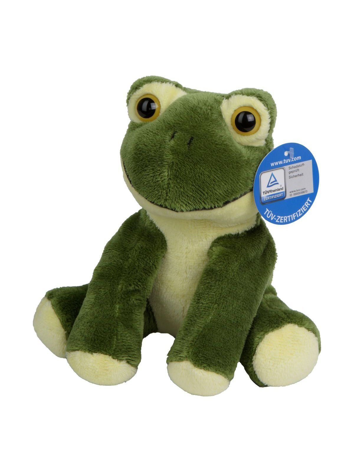 Zoo animal frog Arwin Herren Spielzeug / Plüsch – MBW – Farbe Grün – individuell veredelbar