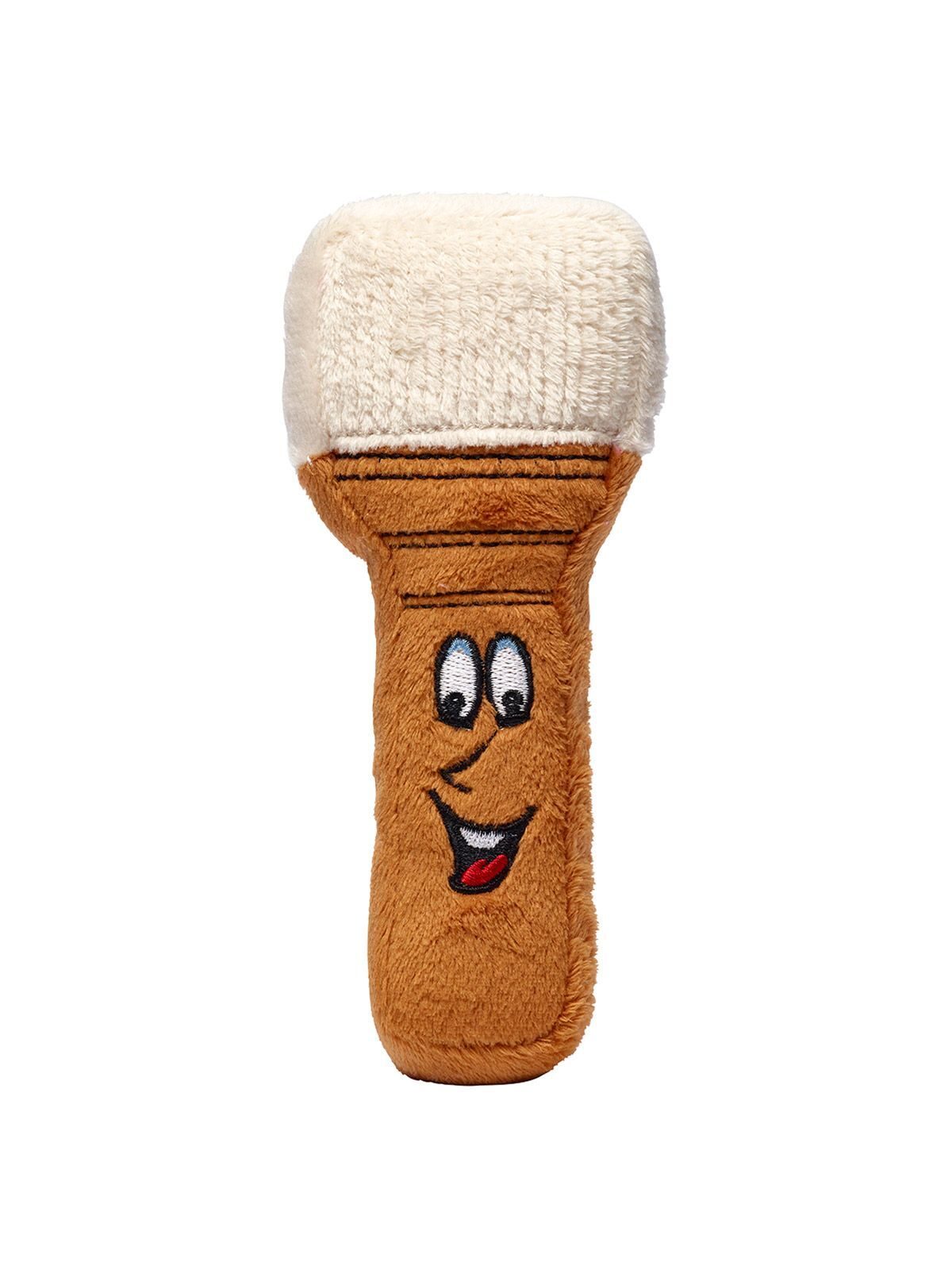 Schmoozies® Tools Pinsel Herren Spielzeug / Plüsch – MBW – Farbe Braun – individuell veredelbar