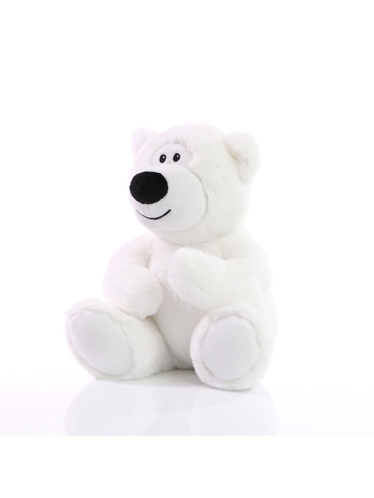 Schmoozies® recycleBear ice Herren Spielzeug / Plüsch – MBW – Farbe Weiß – individuell veredelbar