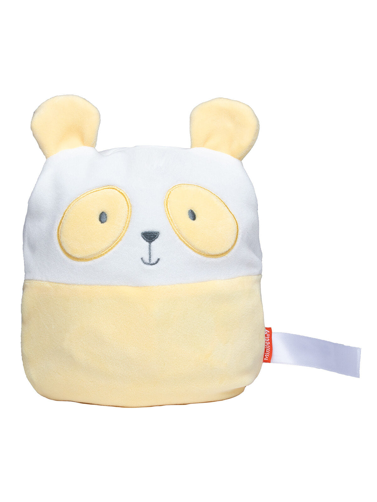 Panda heating pad covers Kinder Spielzeug / Plüsch – MBW – Farbe Gelb – individuell veredelbar