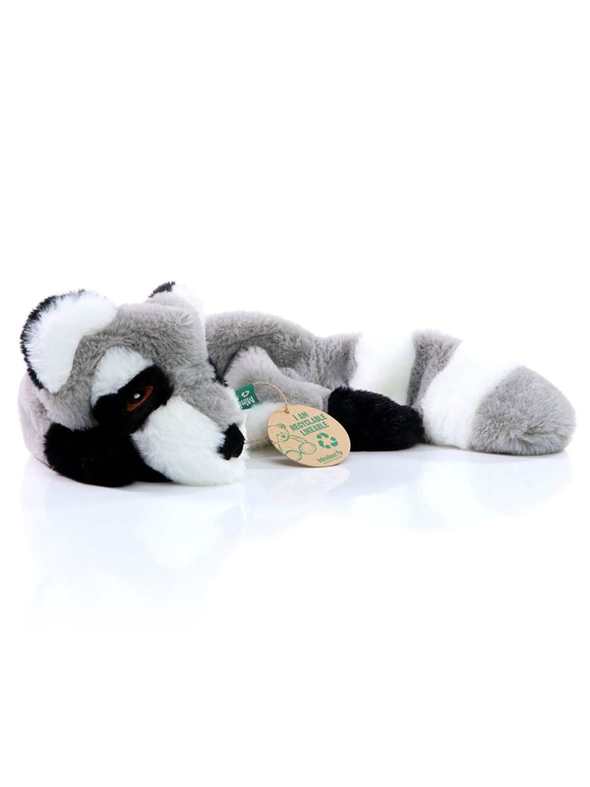 Dog toy RecycleRaccoon Herren Spielzeug / Plüsch – MBW – Farbe Grau – individuell veredelbar