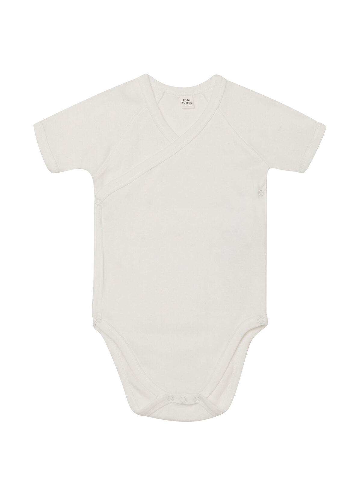 Organic Baby Kimono Bodysuit Babybekleidung – Babybugz – Farbe Weiß – individuell veredelbar