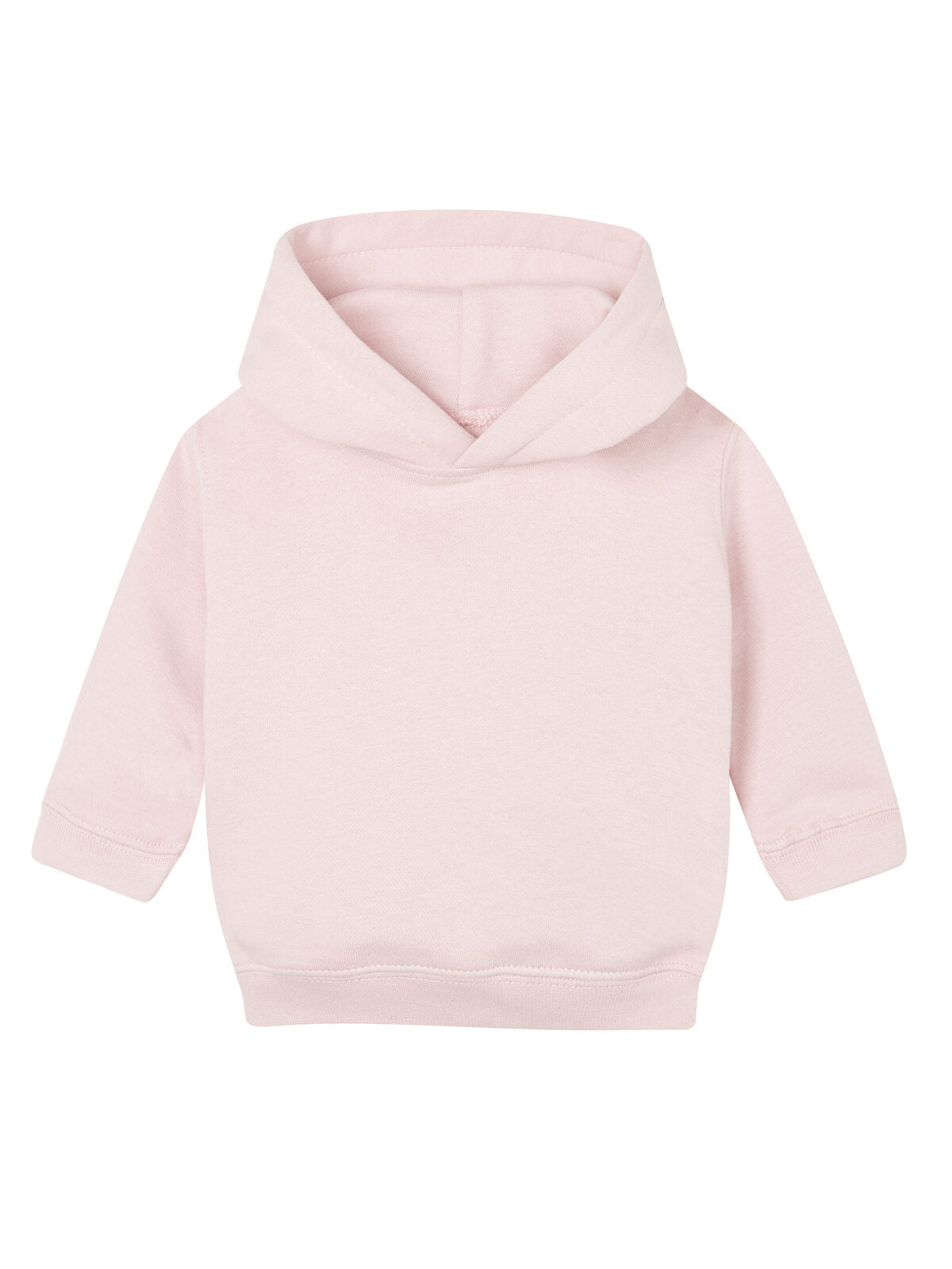 Baby Essential Hoodie Sweatshirt / Hoodie – Babybugz – Farbe soft pink – individuell veredelbar
