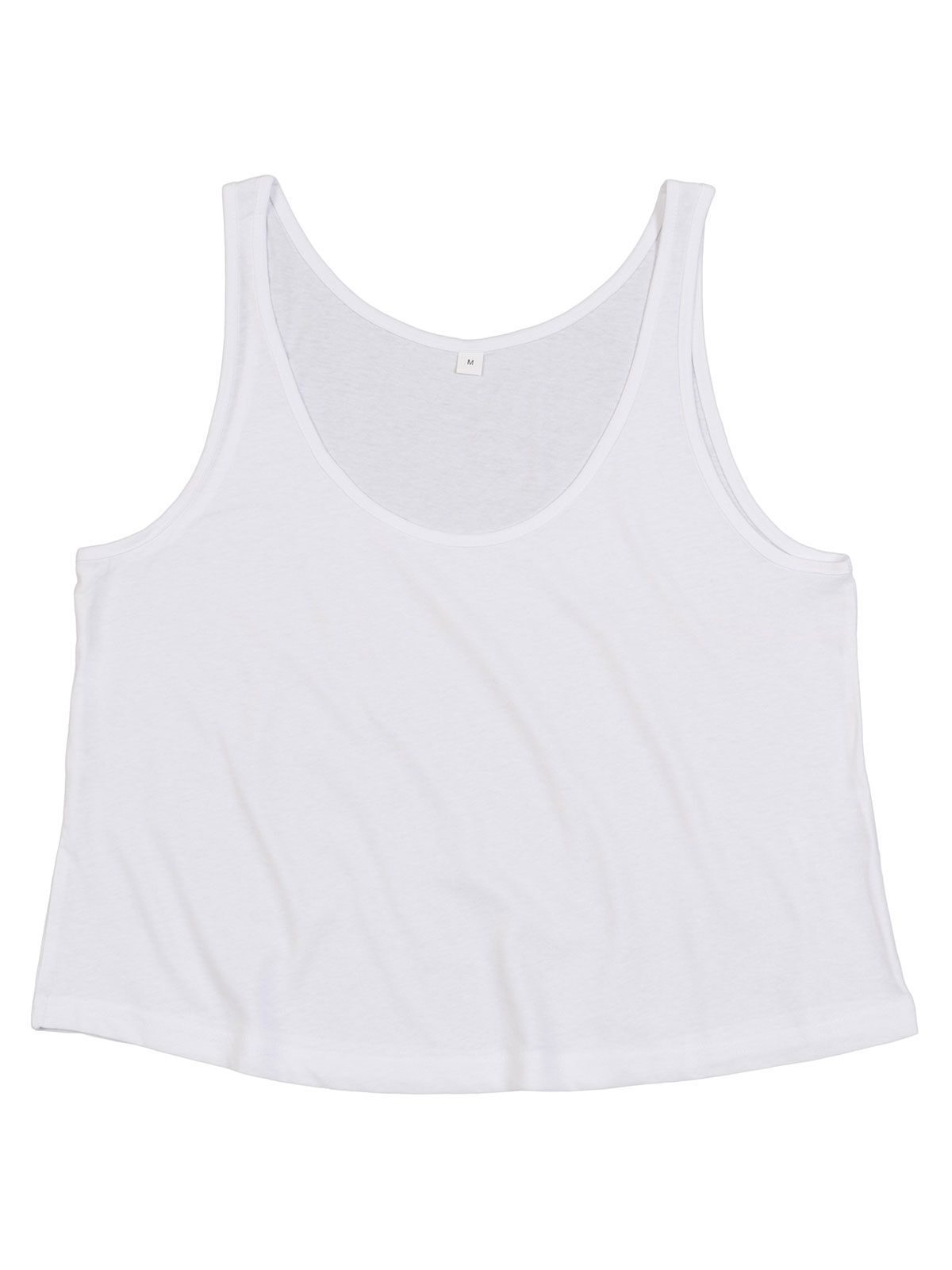 Women's' Organic Crop Vest Damen T-Shirt – Mantis – Farbe Weiß – individuell veredelbar