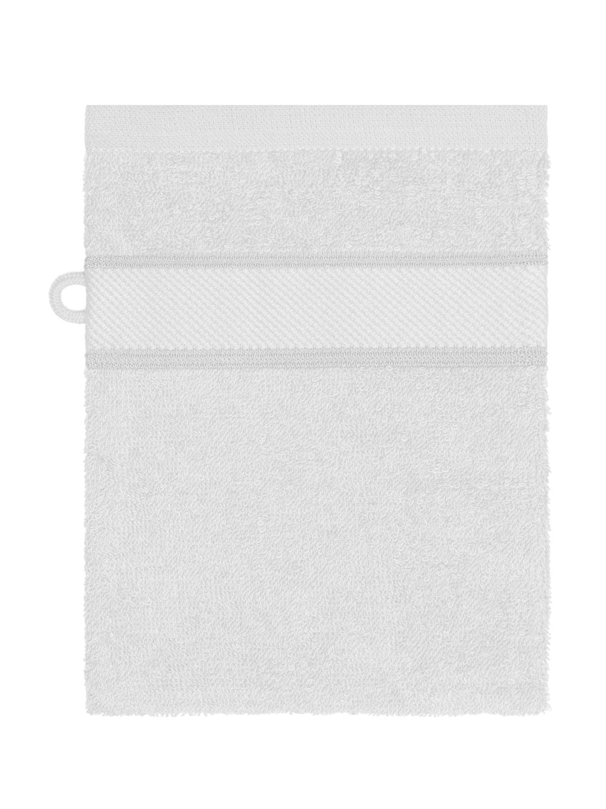 Flannel Herren Handtuch – James & Nicholson – Farbe Weiß – individuell veredelbar