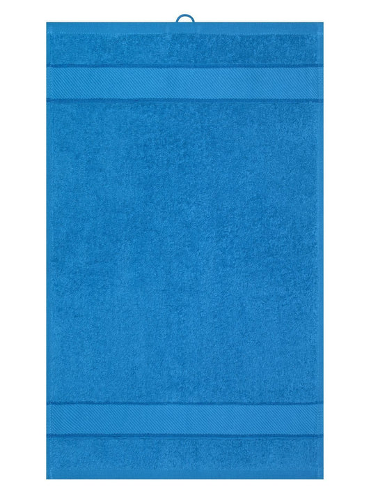 Guest Towel 30x50 Herren Handtuch – James & Nicholson – Farbe cobalt – individuell veredelbar